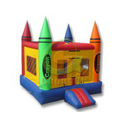 inflatable castles crayon